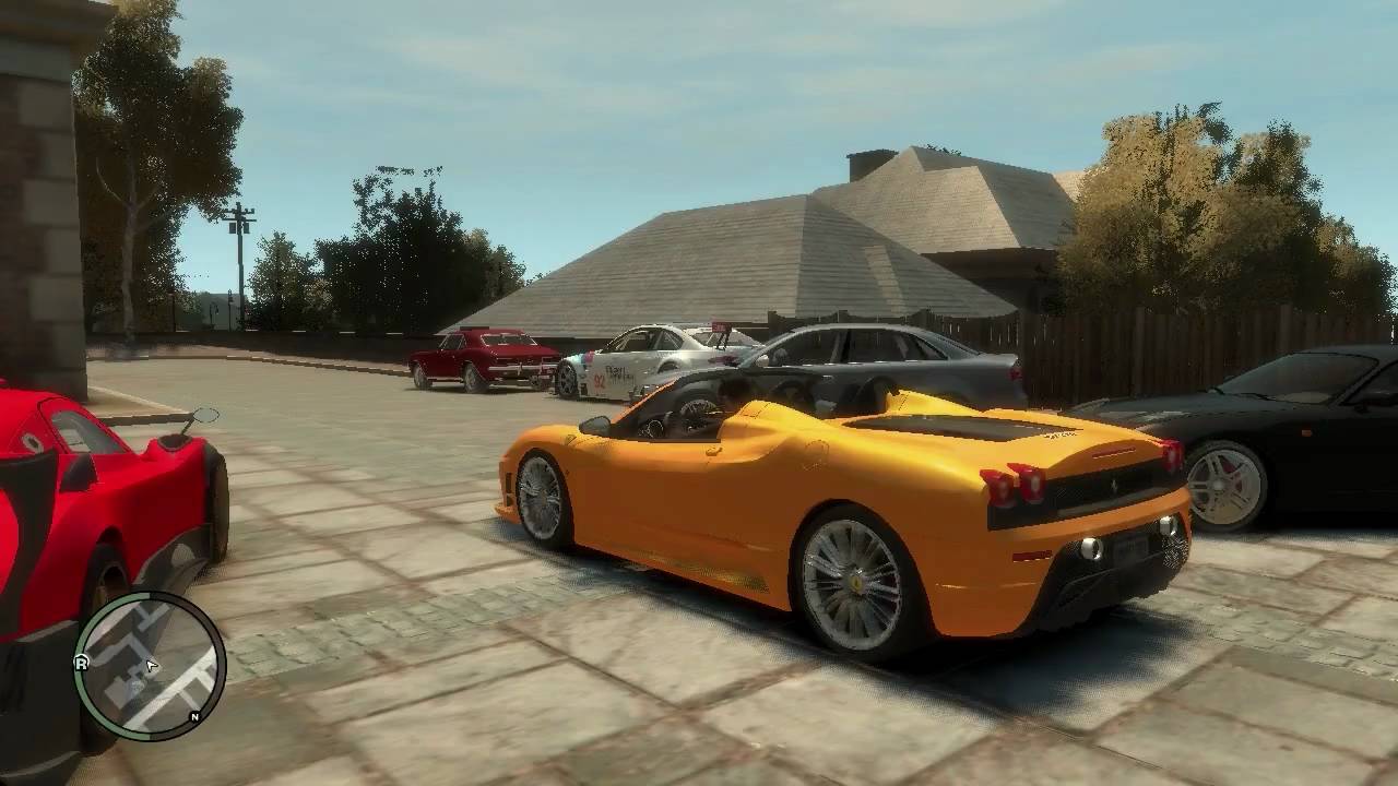 GTA 4 car mods v2.0 and driving the Pagani Zonda R
