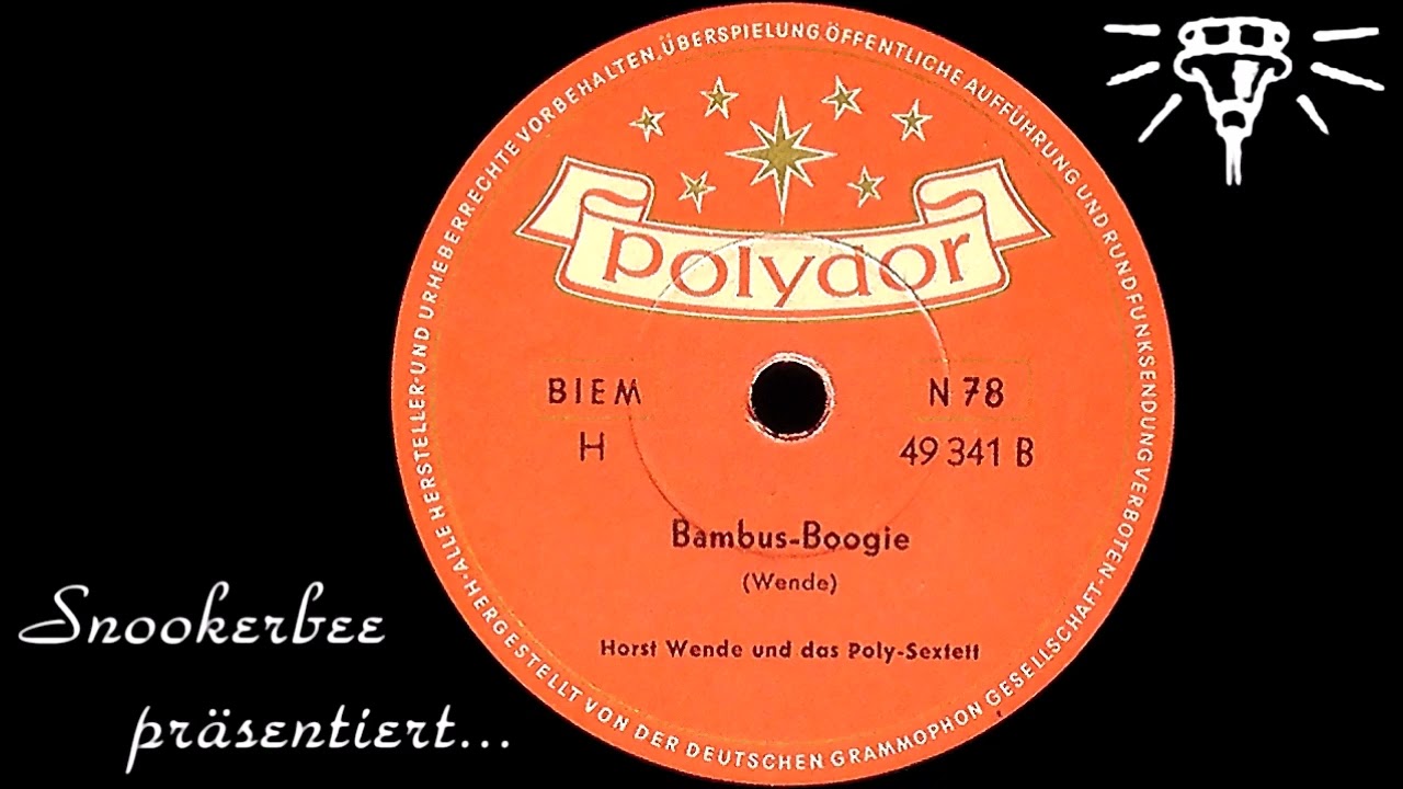 Bambus-Boogie - Polydor 49341 B - 1954