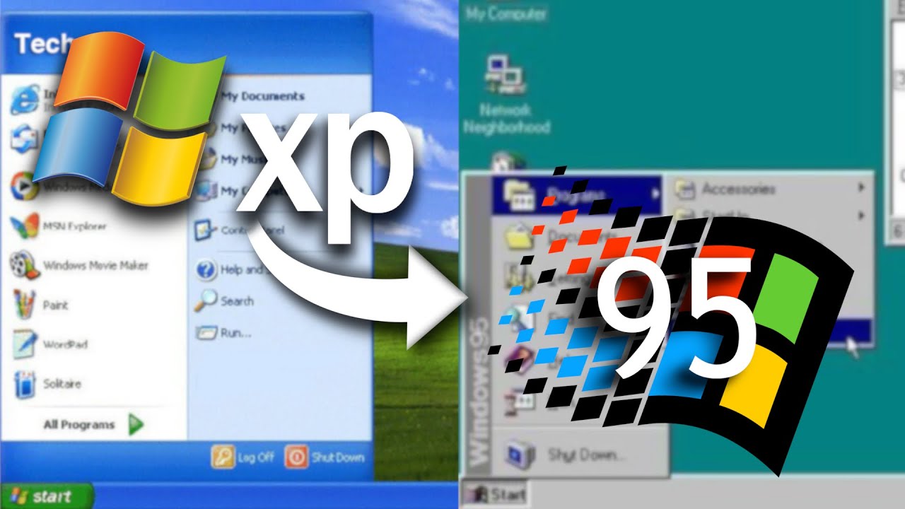 Windows XP Transformed into Windows 95
