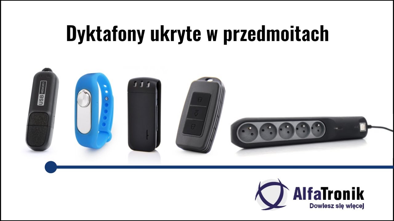 Dyktafony ukryte i dyktafony szpiegowskie &mdash; AlfaTronik