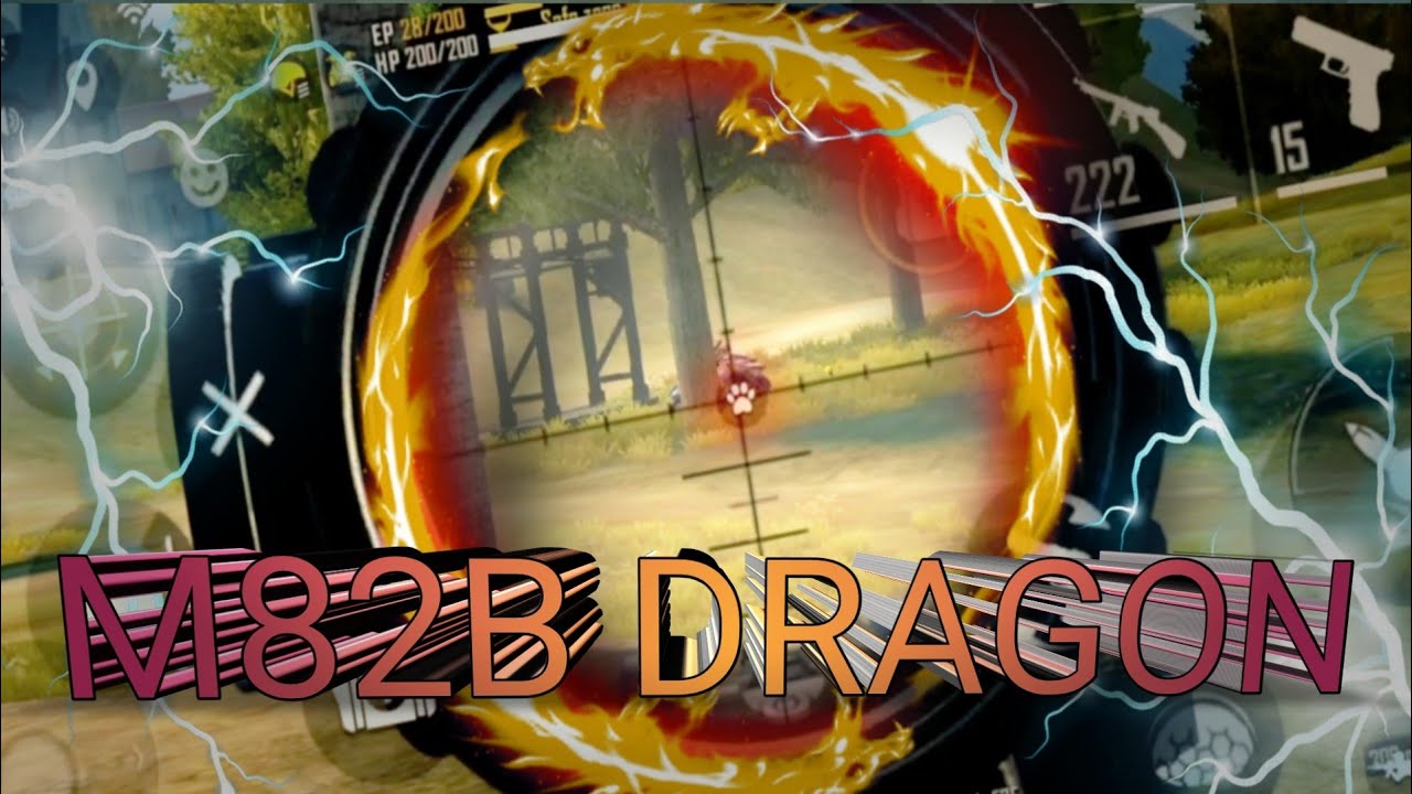 free fire M82B DRAGON MOB Radhe gamer MR #shots #Freefire