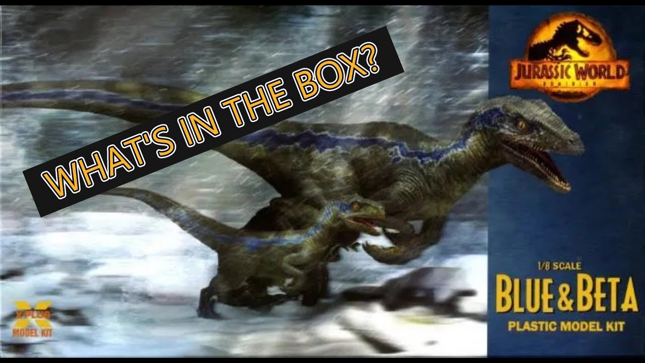 Jurassic World: Dominion – Blue & Beta X-Plus Plastic Model Kit