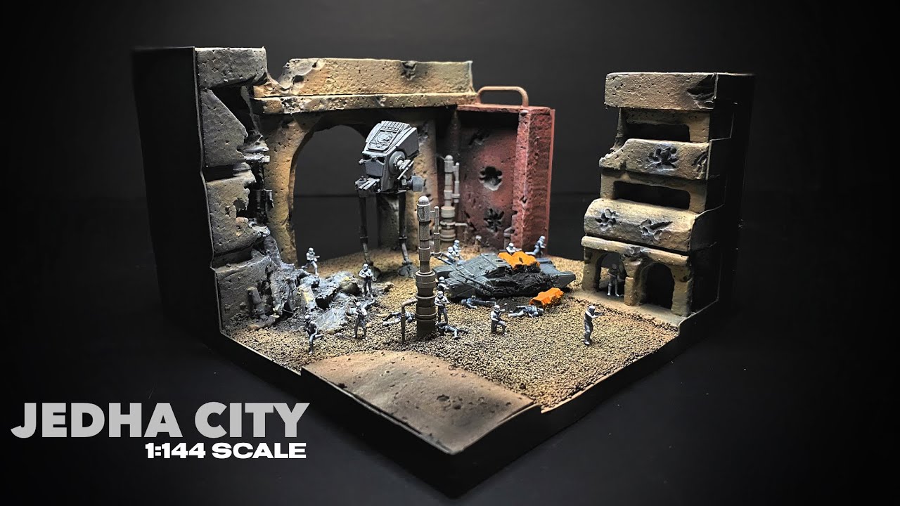 Tank Ambush Aftermath Diorama