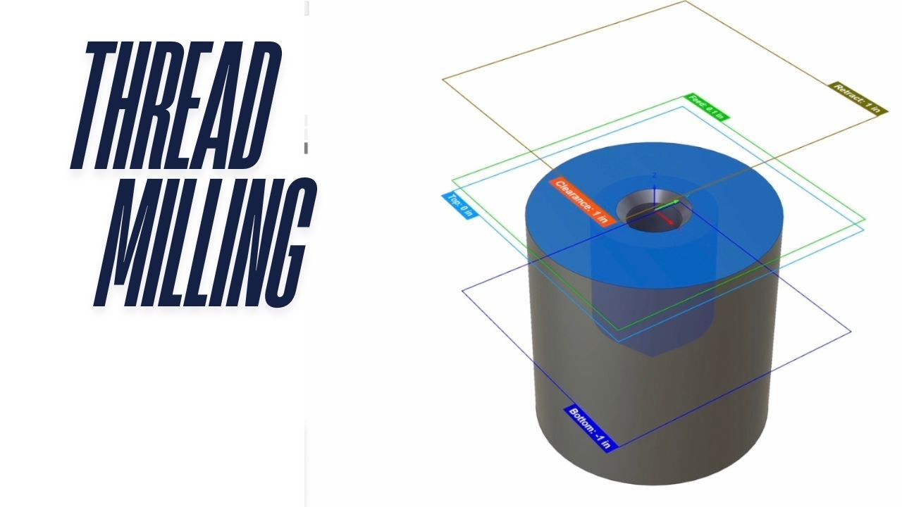 Thread Milling a 1/2-13 Hole - Fusion 360
