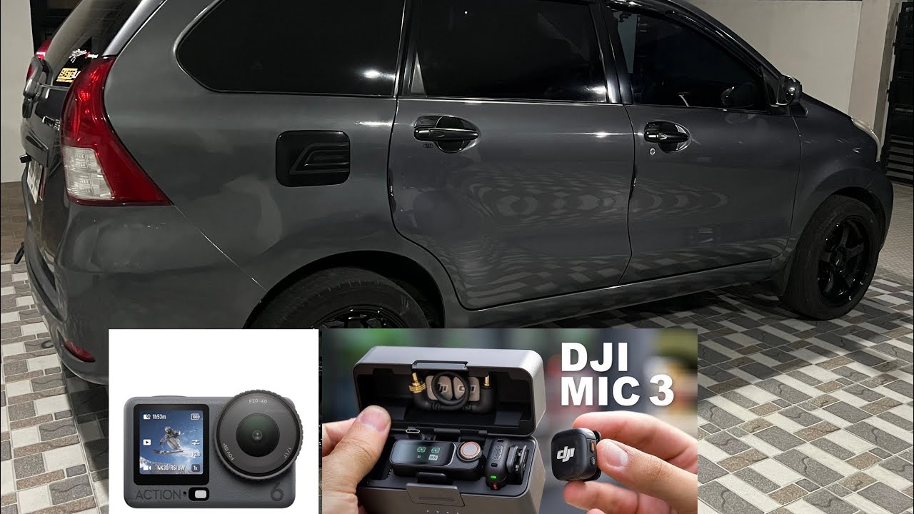 Dji Action 6 & Mic 3 test sa Toyota Avanza 2015 #MotoKyerdonBreak