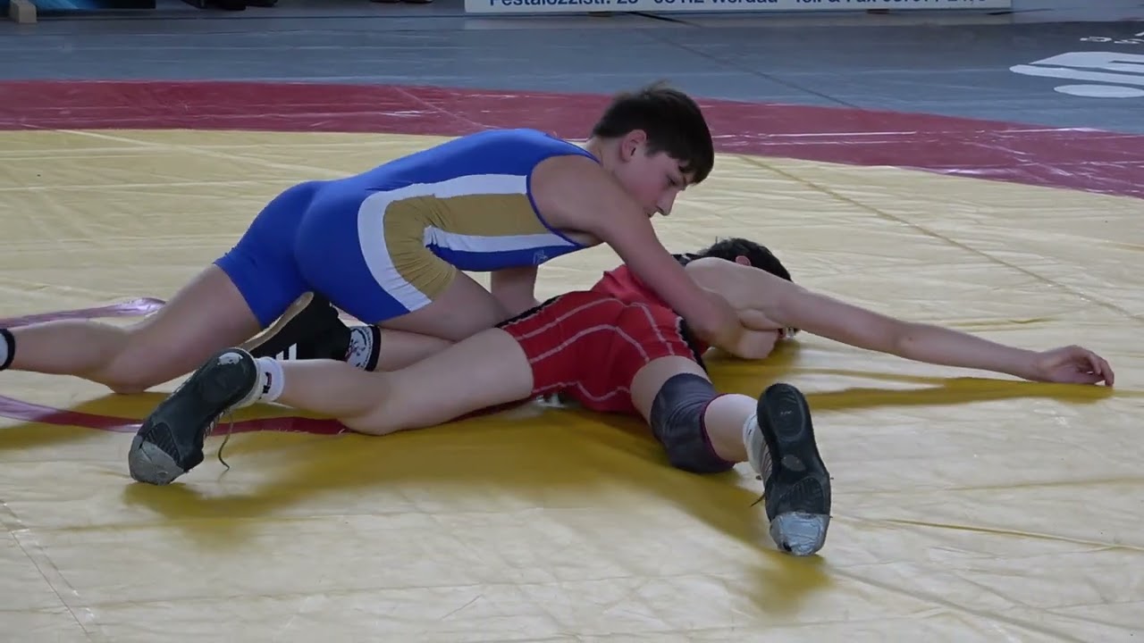 Wrestling / Ringen, LM Sachsen 2023, Jugend B, Freestyle, 48 kg, Gayutakaev - Fröber