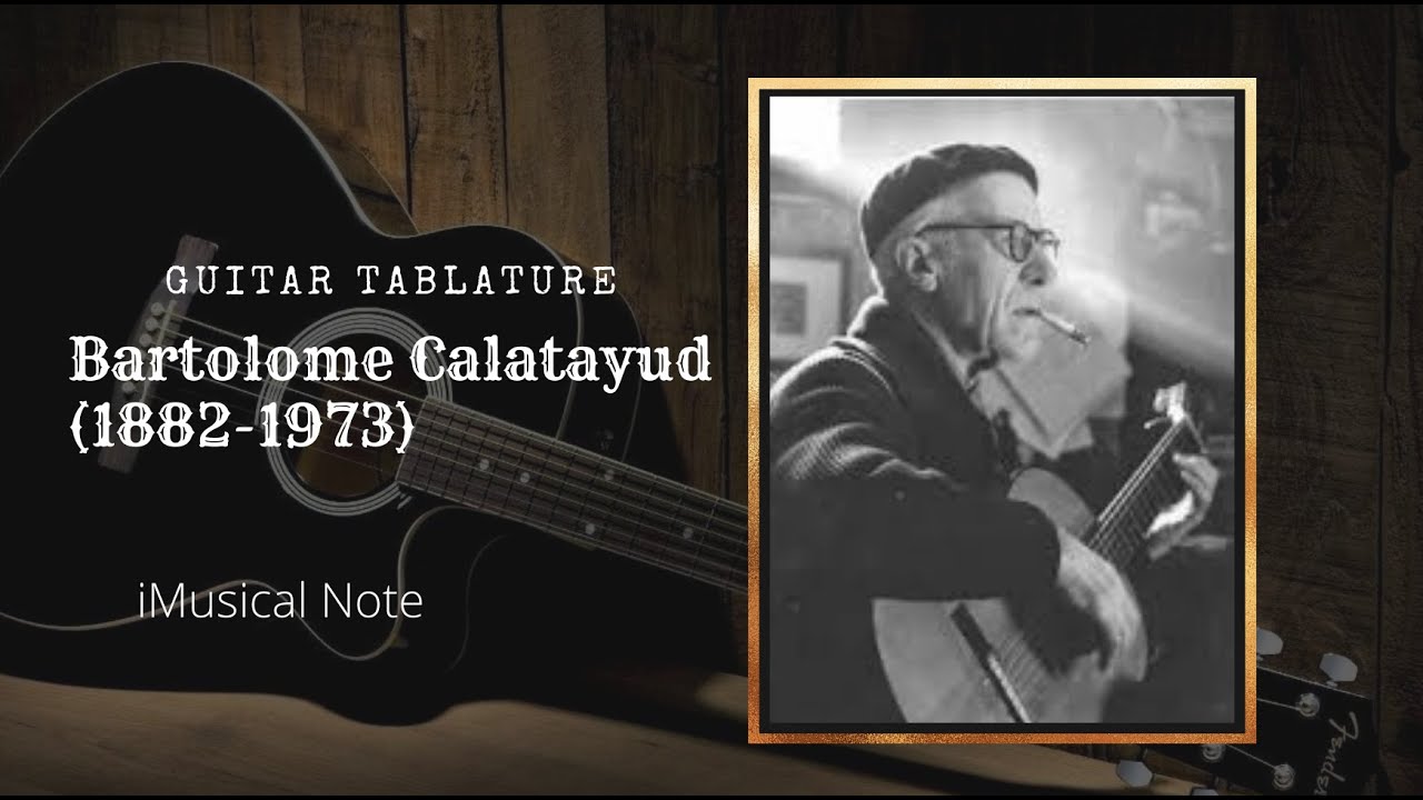 Guitar TAB - Bartolomé Calatayud : Pasodoblillo | Tutorial Sheet Lesson #iMn