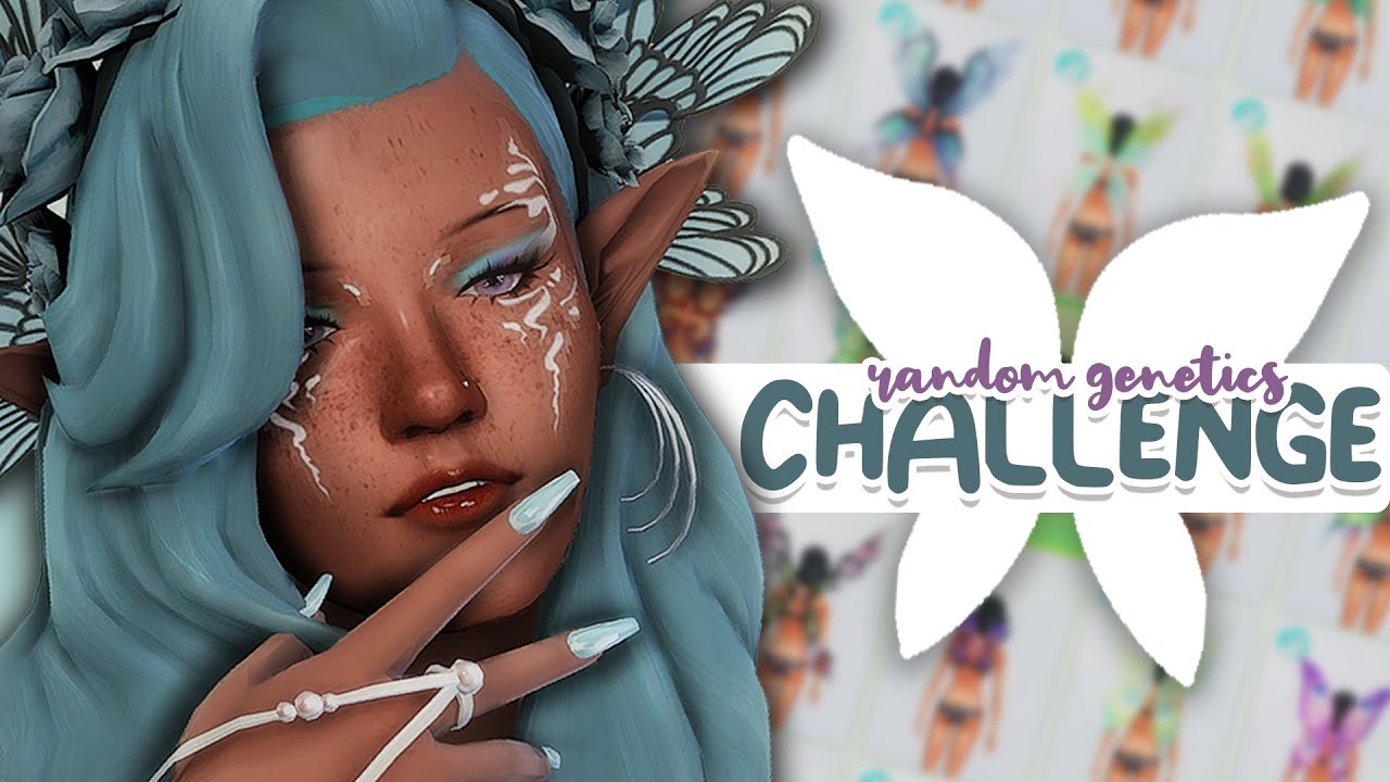 Испытание «СЛУЧАЙНАЯ ГЕНЕТИКА» с феями 🧚 | Sims 4: Создайте персонажа