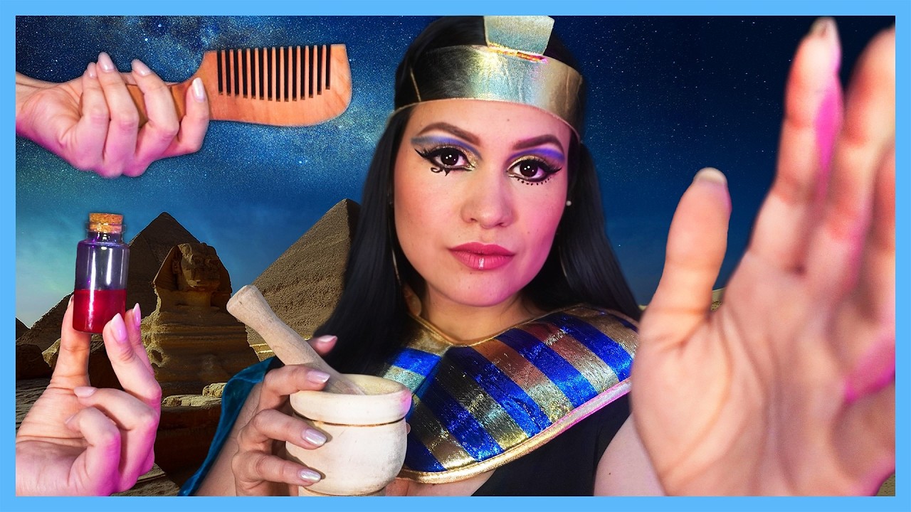 asmr Cuidados Personales RELAJANTES en Antiguo Egipto | Soul ASMR