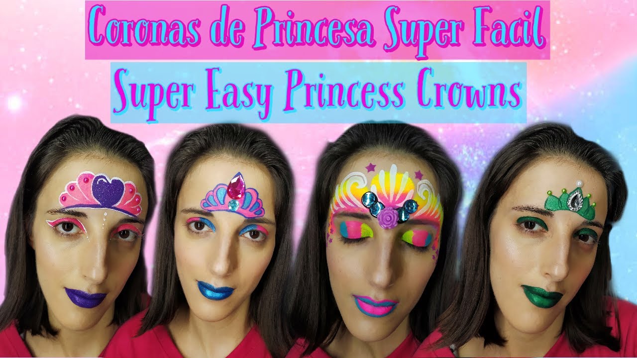 PINTACARITAS CORONA DE PRINCESA (PRINCESS CROWN FACE PAINTING)