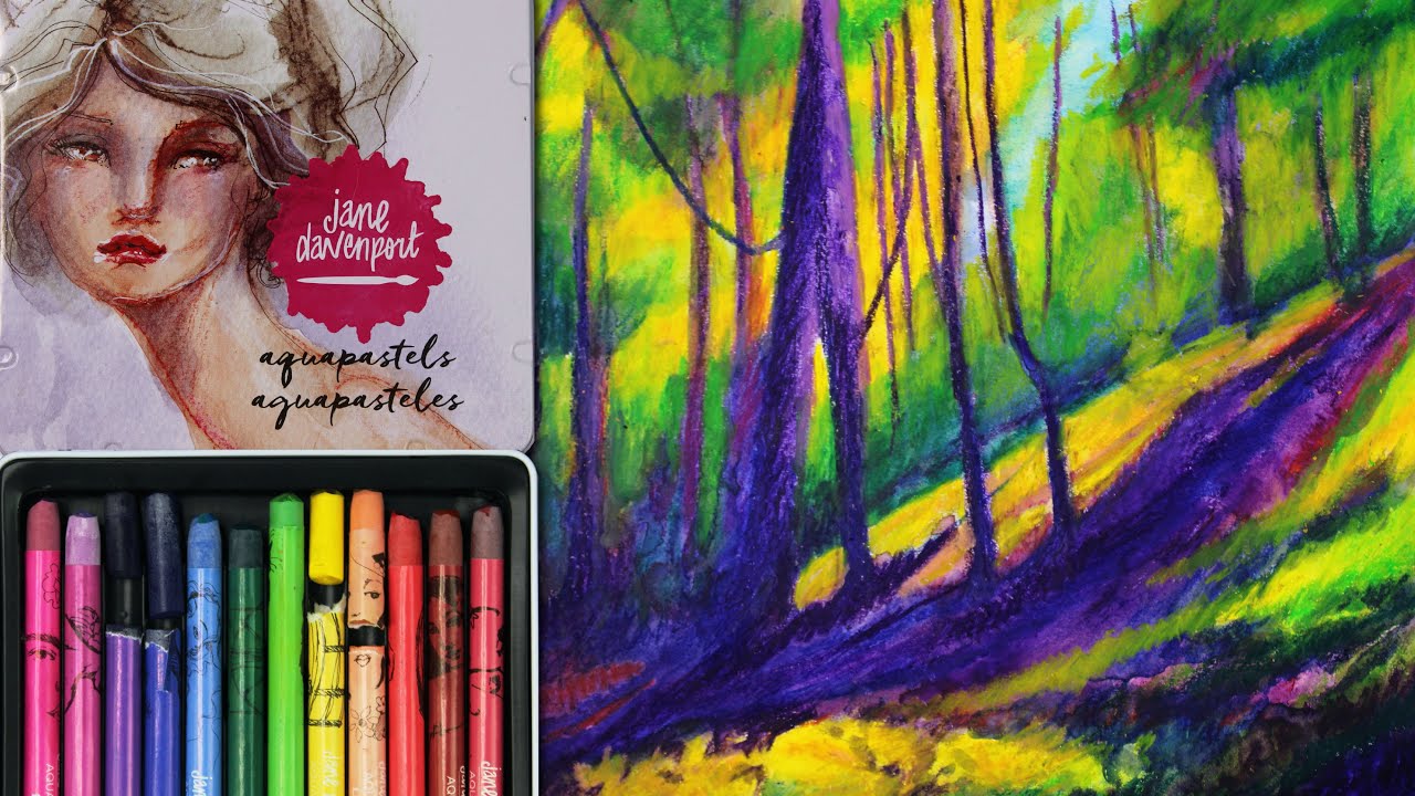 Jane Davenport Aquapastels - Mess Paint With Me