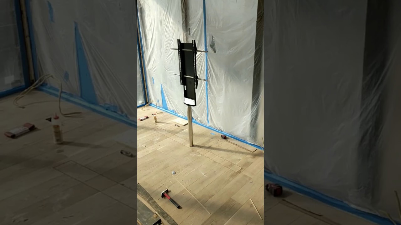 In Floor TV Lift & Swivel - PLFS - Future Automation | Sloan's Vista