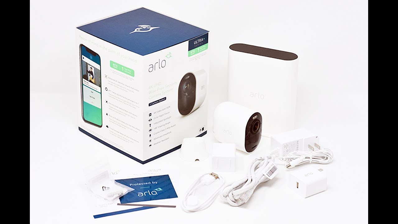 Unboxing the Arlo Ultra 4K Wire-Free Security Camera