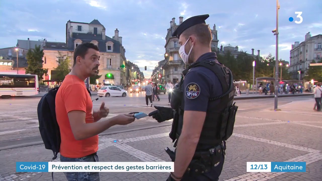 Bordeaux : des CRS déployés pour contrôler le port du masque dans le centre-ville
