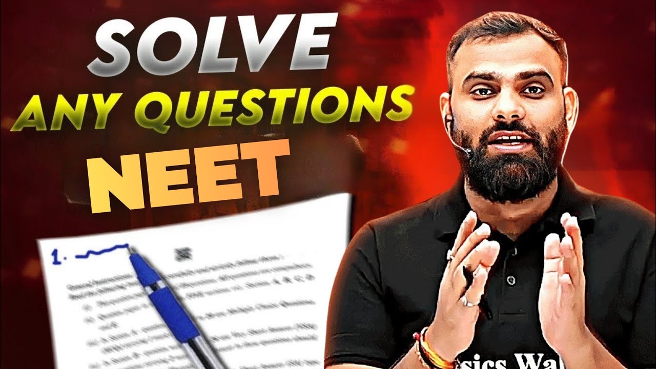 How to Solve any PHYSICS NUMERICAL ⁉️ NEET 160+ Strategy ⚠️  #neet2027 #mrsir 