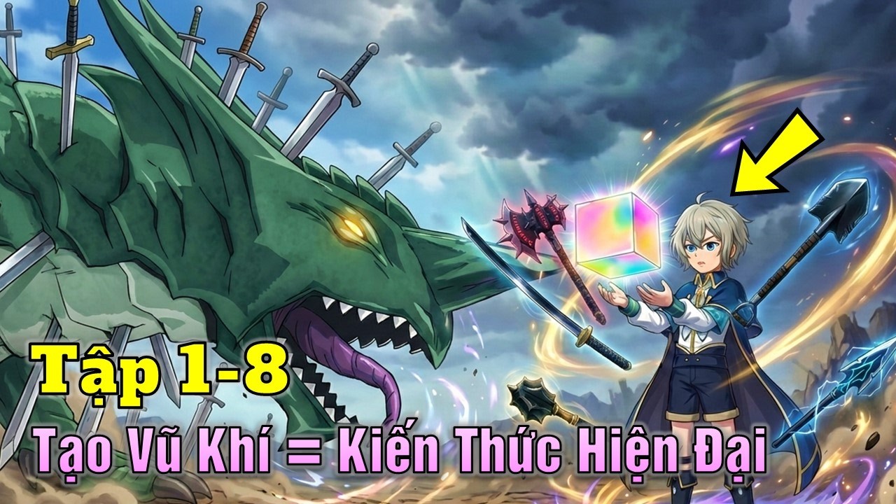 ANIME THÁNG 2 | Bậc Thầy Chế Tạo Vũ Khí Mạnh Nhất Chuyển Sinh Tập 1-8 | Tóm Tắt Anime | Ka Din Anime