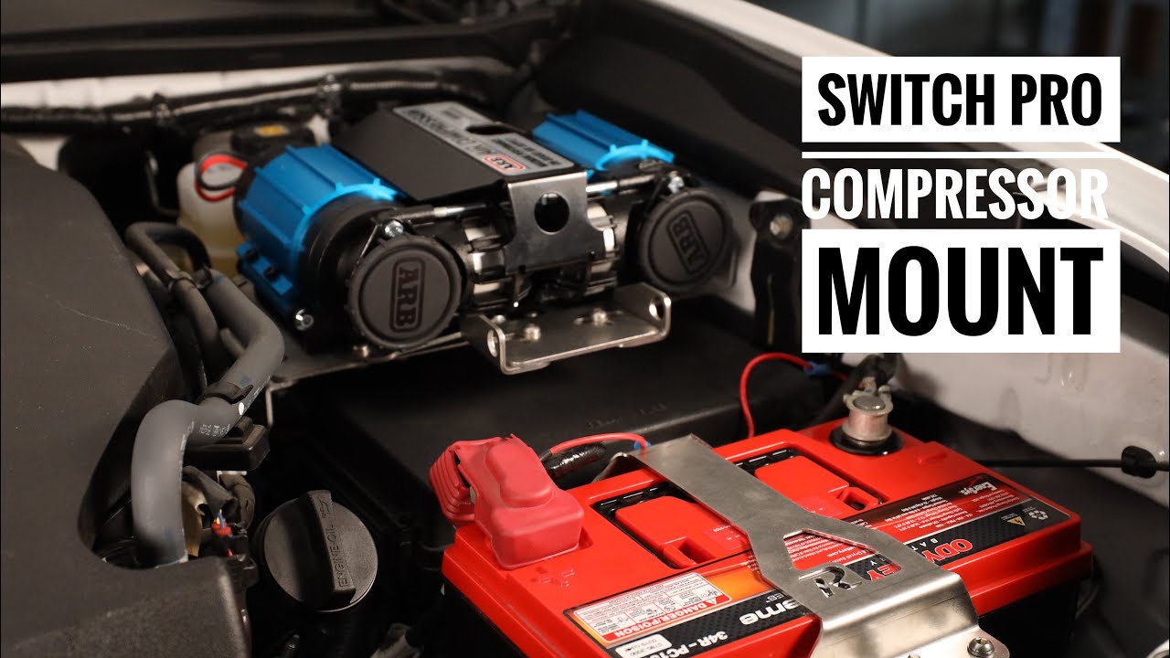 Toyota Tacoma Switch Pro & ARB Air Compressor Mount | Rago Fabrication