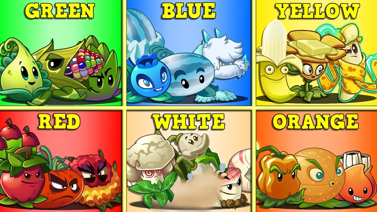 Random 6 Team Plants Battlez - Which Team Will Win? - PvZ 2 Team Plant vs Team Plant