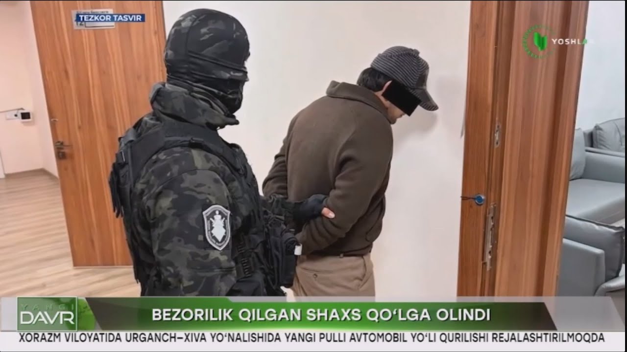 Bezorilik qilgan shaxs qo'lga olindi (Toshkent)