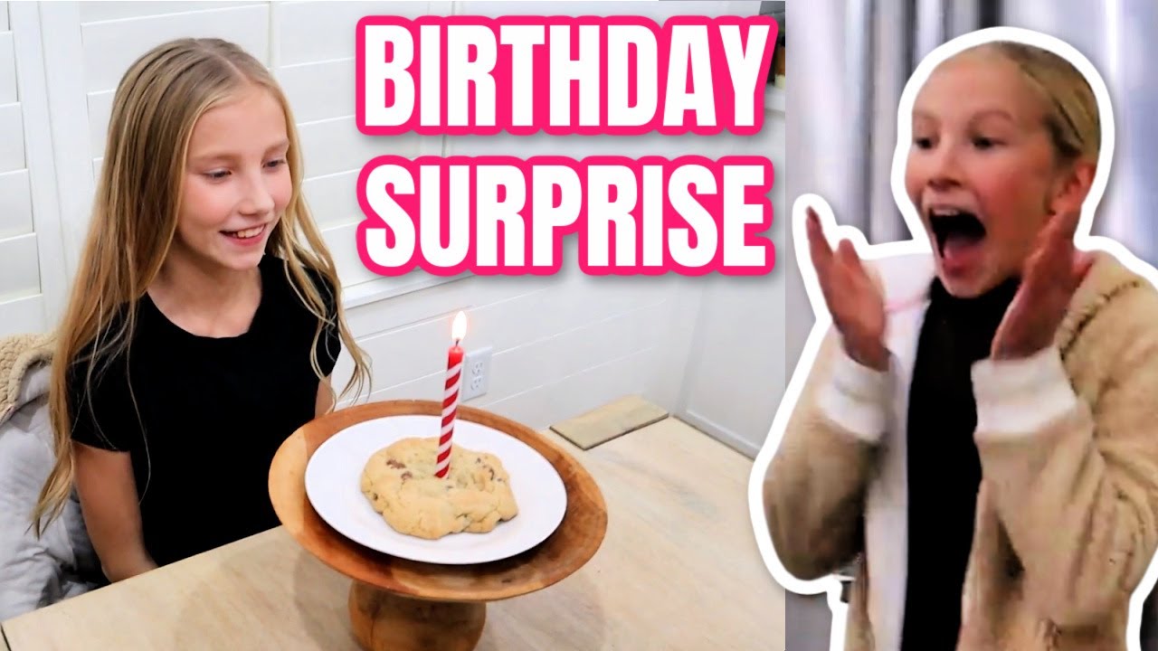Happy 11th birthday Brielle! Best birthday gift reaction! | Meet the Millers Family Vlogs
