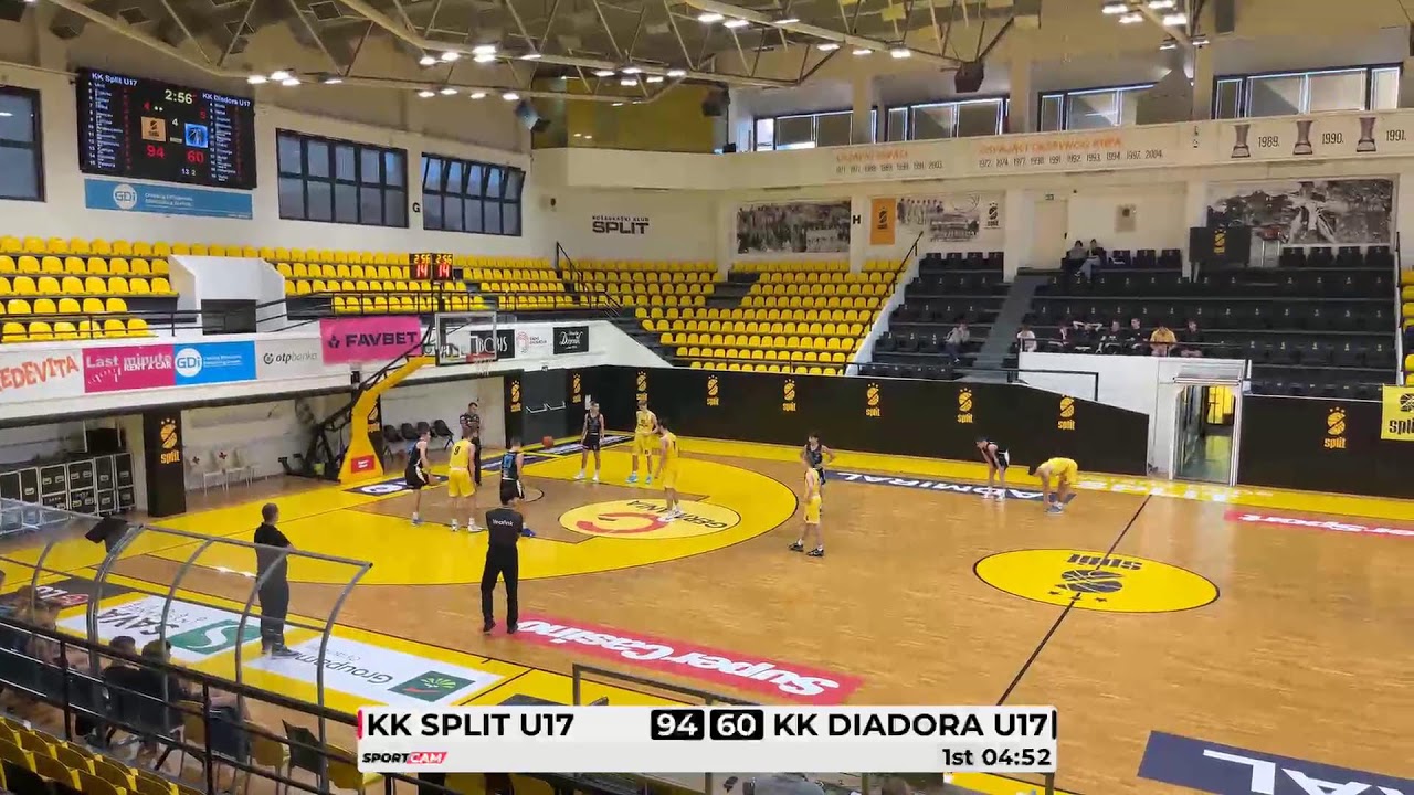 KK Split u17 vs KK Diadora u17 - Split 2024