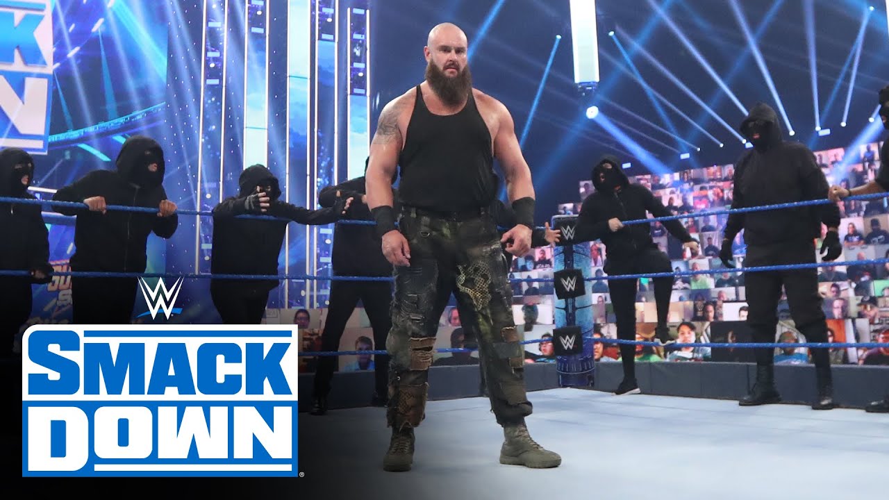ВОЗМЕЗДИЕ атакует Брона Строумана в WWE ThunderDome: SmackDown, 21 августа 2020 г.