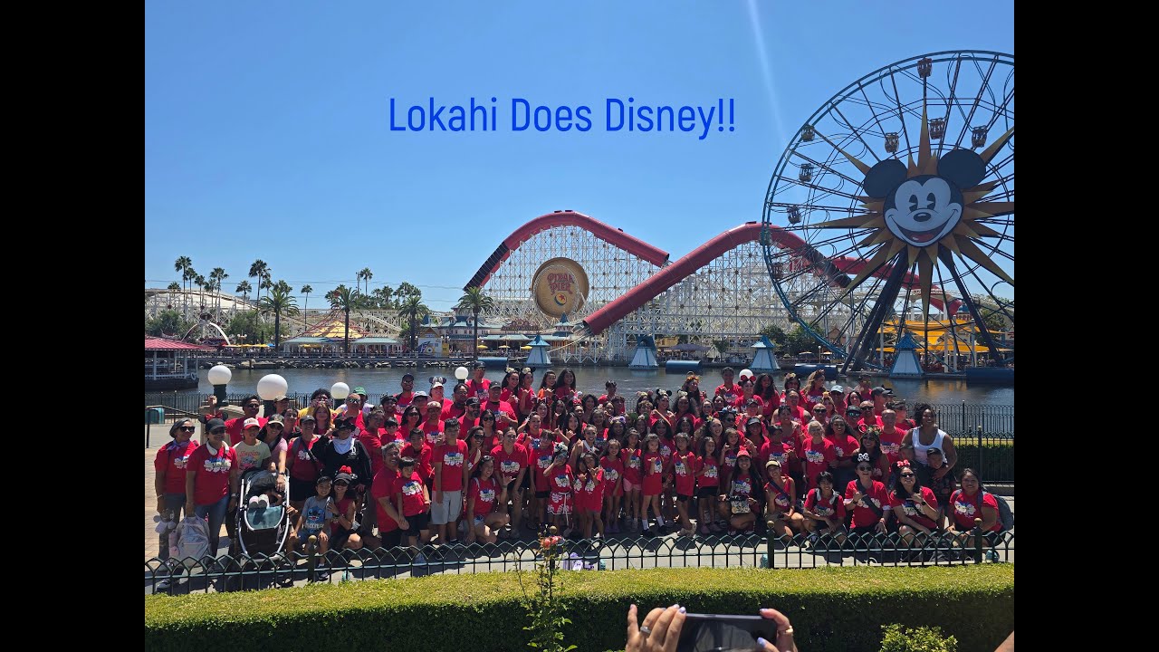 Reyanne got to perform at Disney California Adventure with her Halau