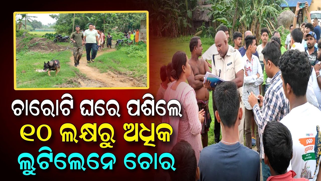 ନିଆଳି କୃଷ୍ଣପ୍ରସାଦରେ ଶିରିଜ୍ ଚୋରି, ୪ଜଣଙ୍କ ଘରୁ ସୁନା ଅଳଙ୍କାର,ପଇସା ଓ ମୋବାଇଲ ଲୁଟିନେଲ ଚୋର | Niali News
