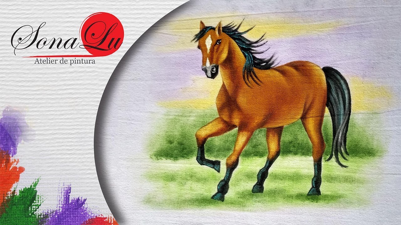 Aula 264 - Cavalo Baio em Pano de Prato