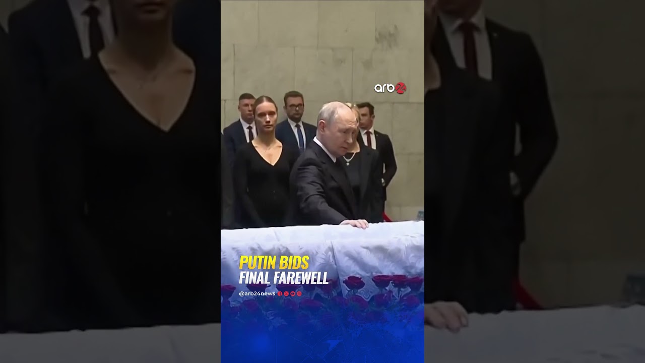 Putin attends farewell ceremony for former Russian Defense Minister Sergei Ivanov