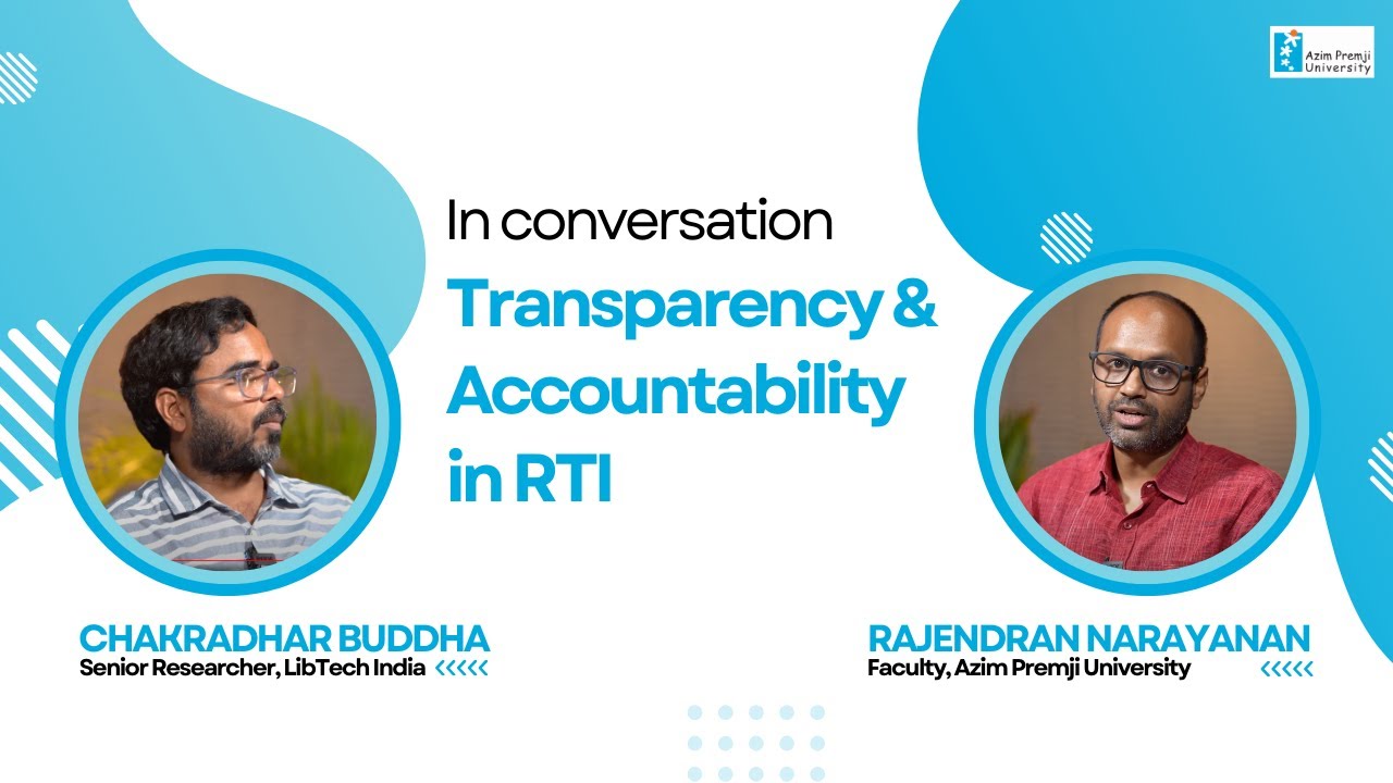 Transparency & Accountability in RTI
