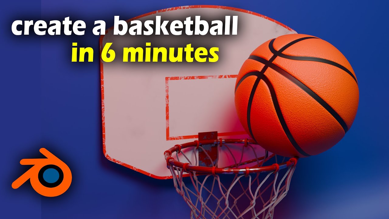 create a basketball in blender / blender tutorial