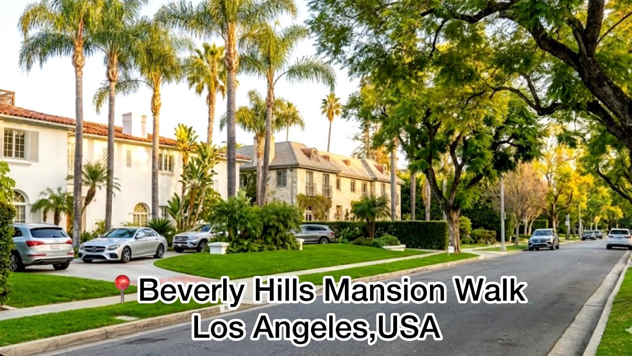 Inside Beverly Hills’ Biggest Mansions | Luxury Walking Tour!