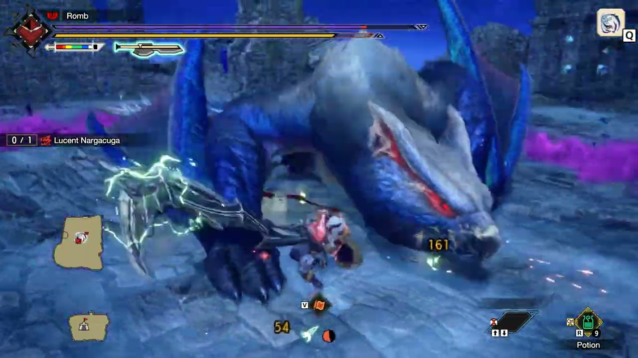 MHRS: Hazard: The Hazy Shadow - Lucent Nargacuga (Solo)
