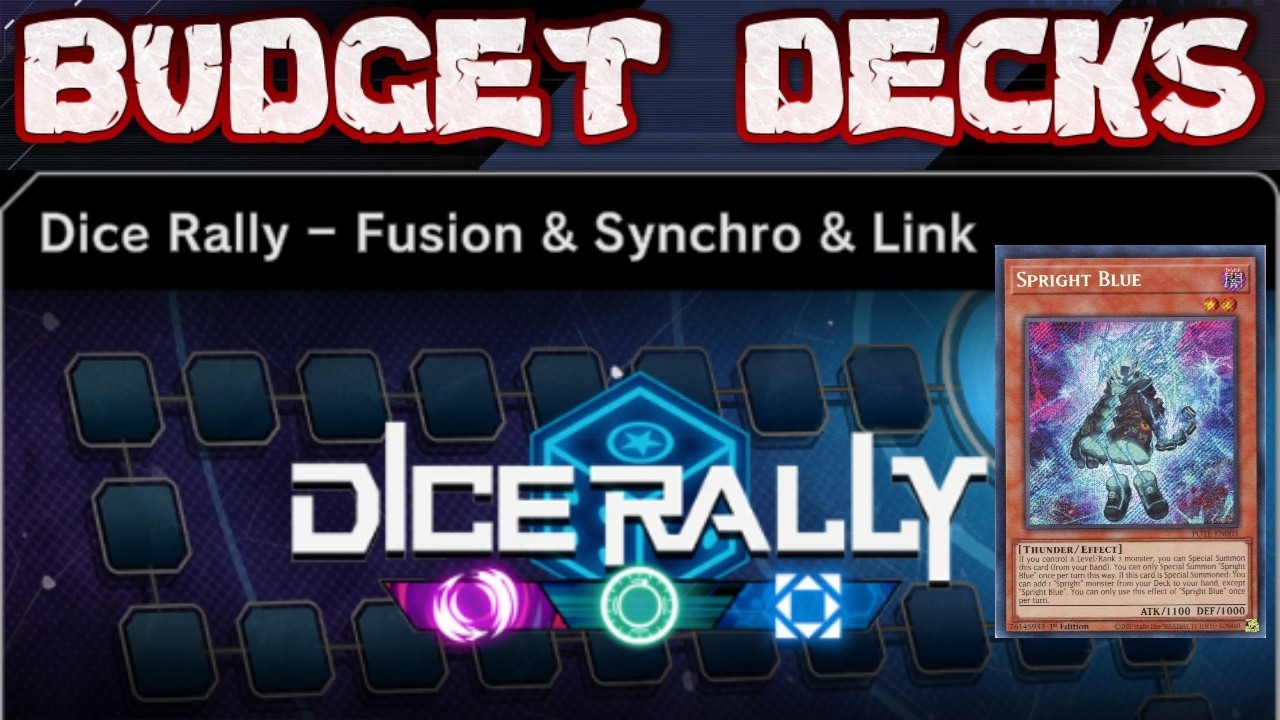 The BEST BUDGET Decks for Dice Rally (Synchro Fusion Link)