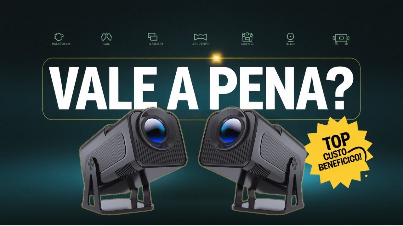 Vale a Pena o Projetor HY320 MINI? Unboxing e Teste Real na Prática!