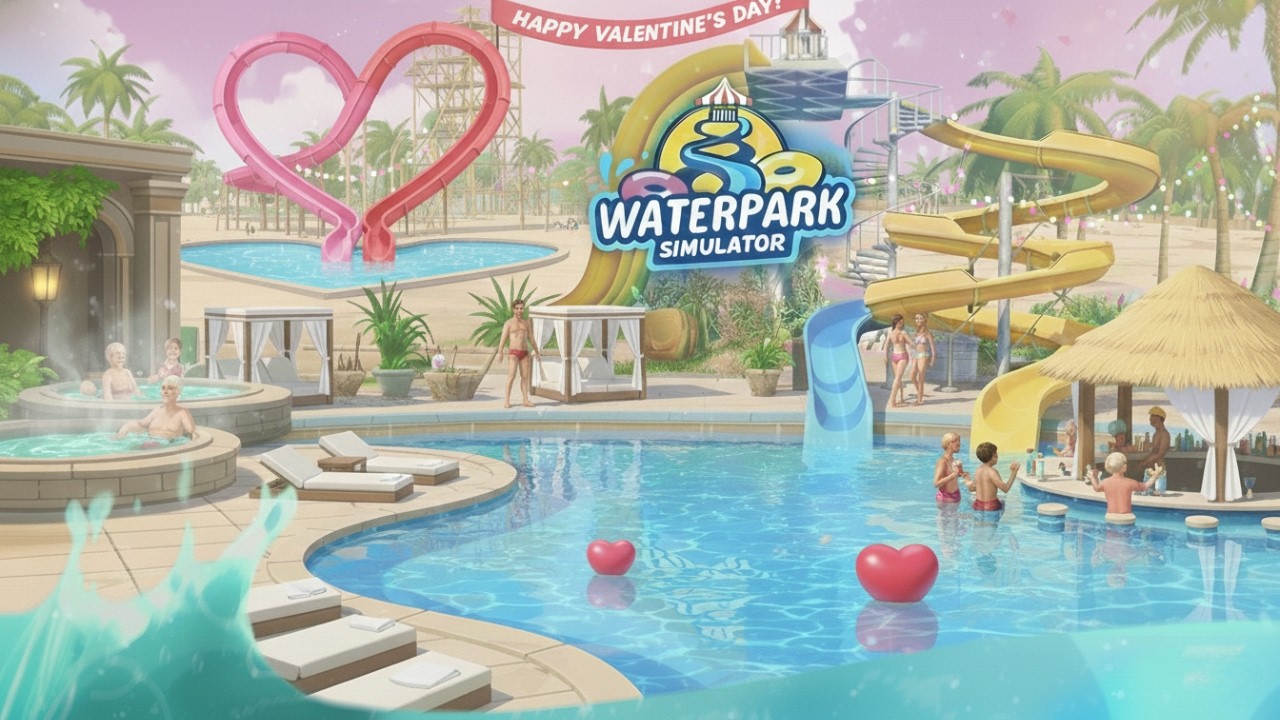 We Just Got A Valentine's Day Update | Waterpark Simulator