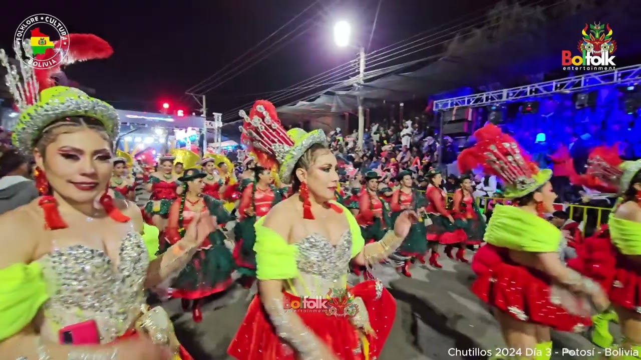 Morenada Autentica Central Potosí - Día 3 - Parte 79 Chutillos 2024 Potosí Bolivia