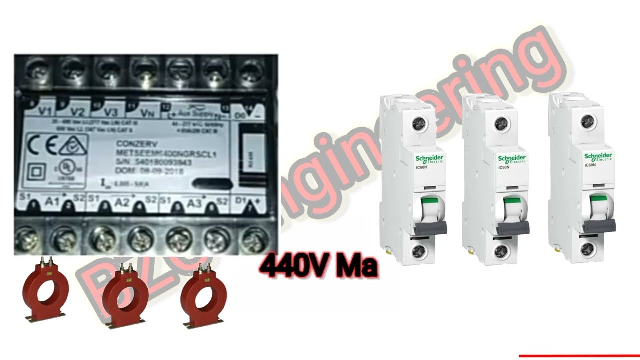 Energy analyzer connection|multi meter connection|3 phase energy meter @bzcengineering859