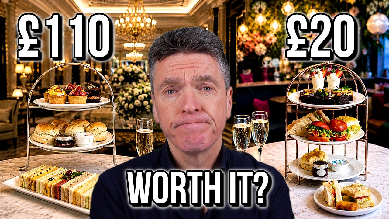 I Tried London&rsquo;s Most Expensive & Cheapest Afternoon Teas - Worth It?