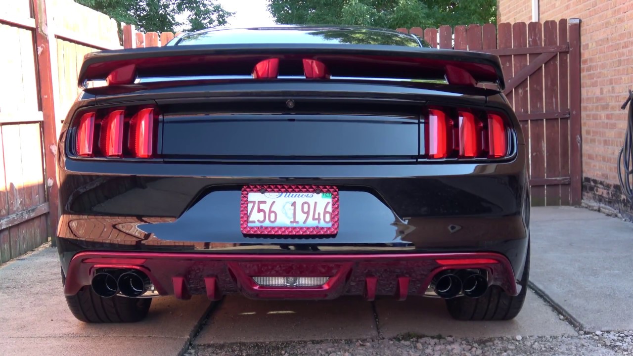 2016 V6 Mustang with the Roush GT Quad Exhaust & MRT GT H-Pipe
