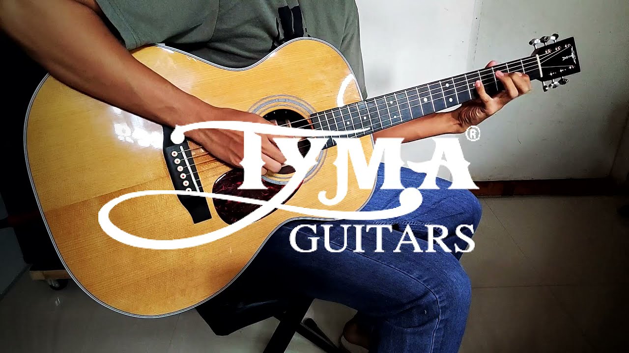 TYMA TF-28 fingerstyle blues. Percussive and responsive!