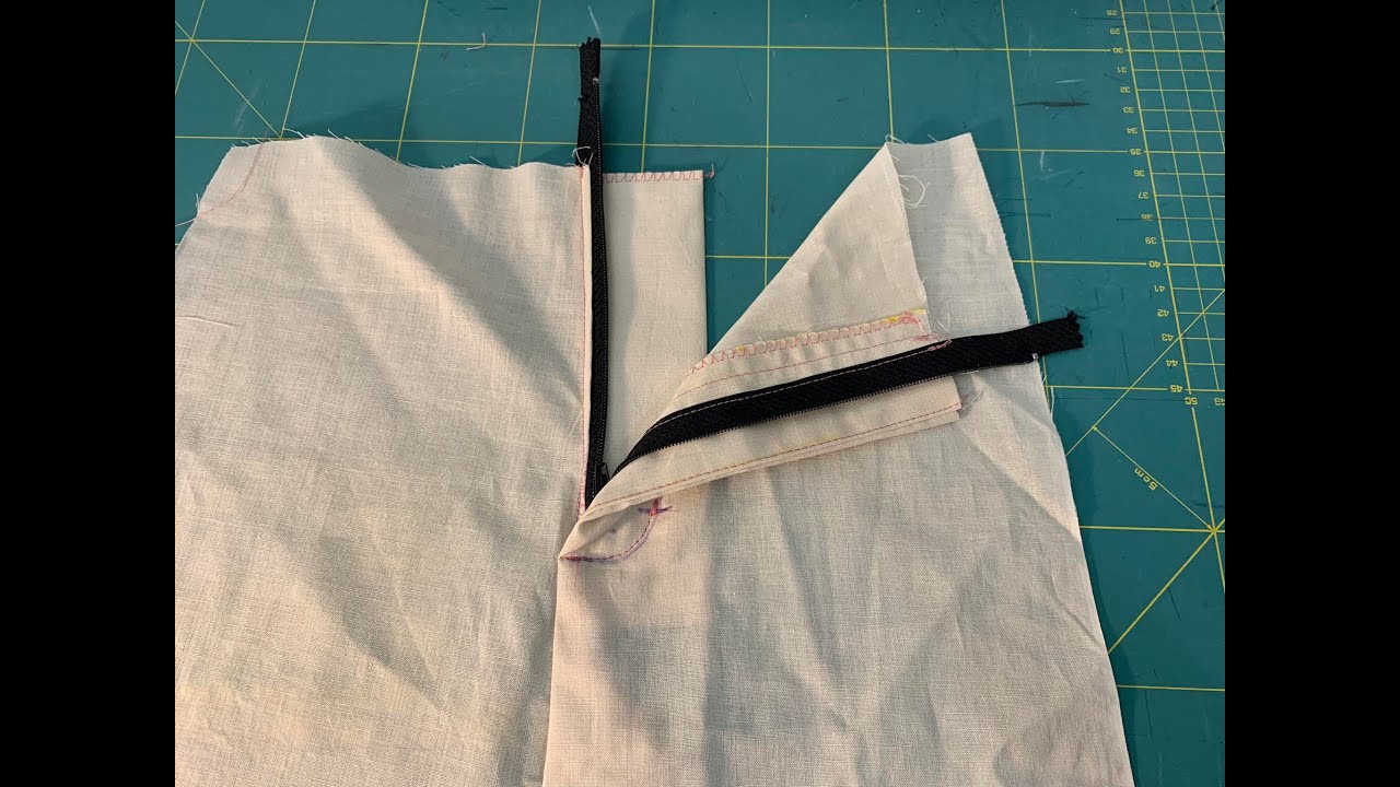 How to Sew Fly Front Zipper / Hogyan varrjunk nadrágba cipzárt