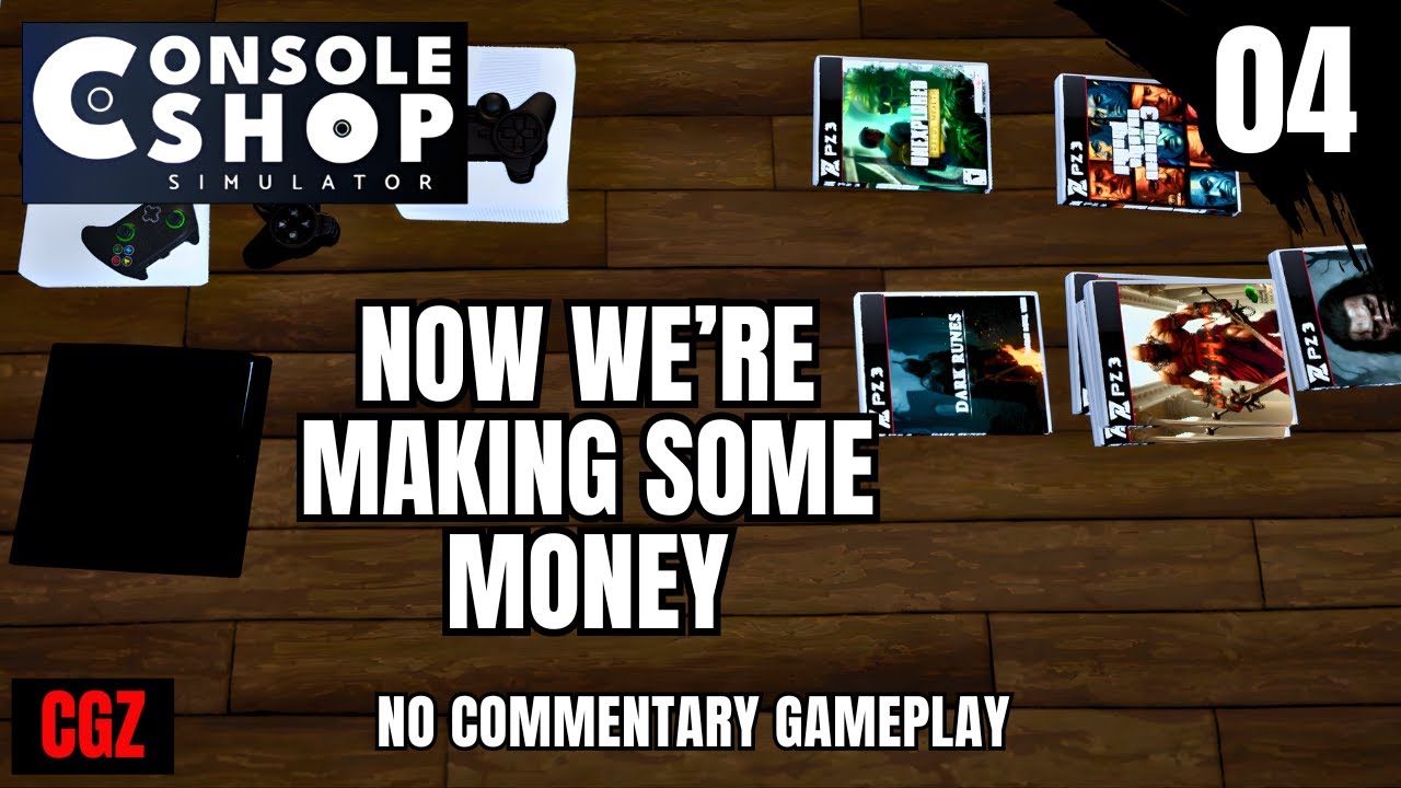 Selling Used Games Online Only to Boost Profit - Console Shop Simulator Ep4 | No Commentary