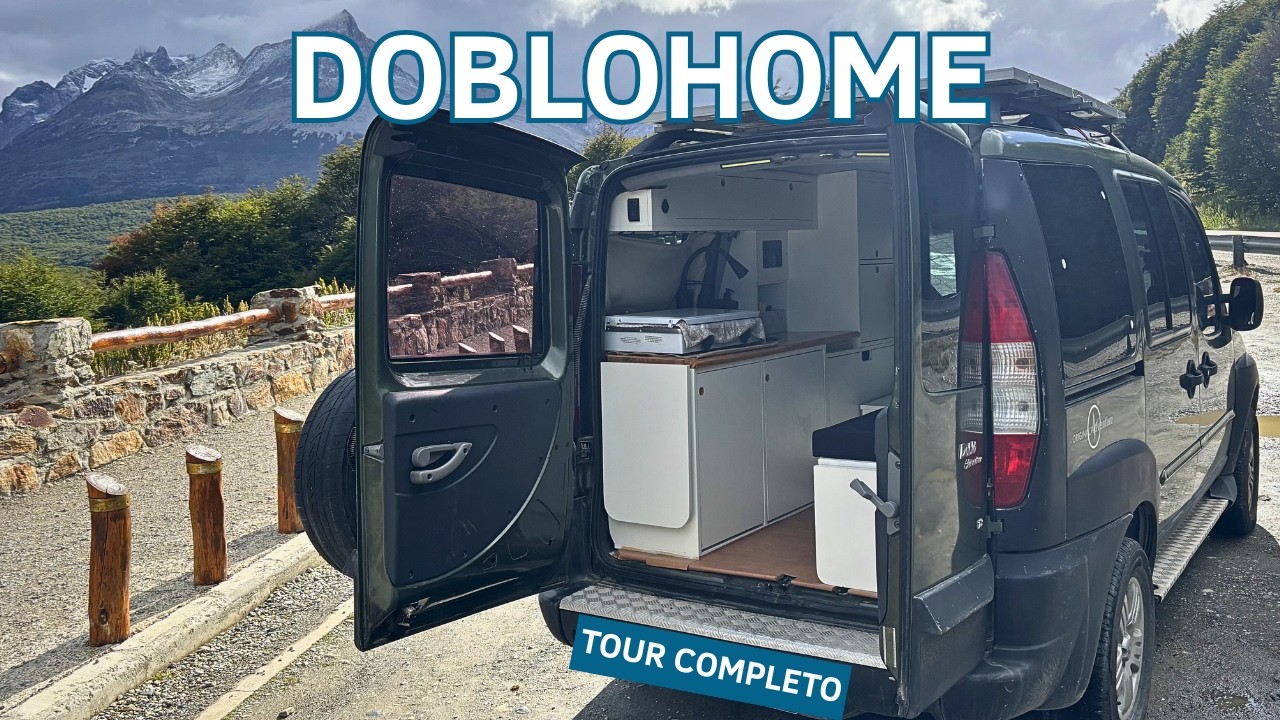 Nossa Doblo virou uma CASA sobre rodas! 🚐 Tour completo
