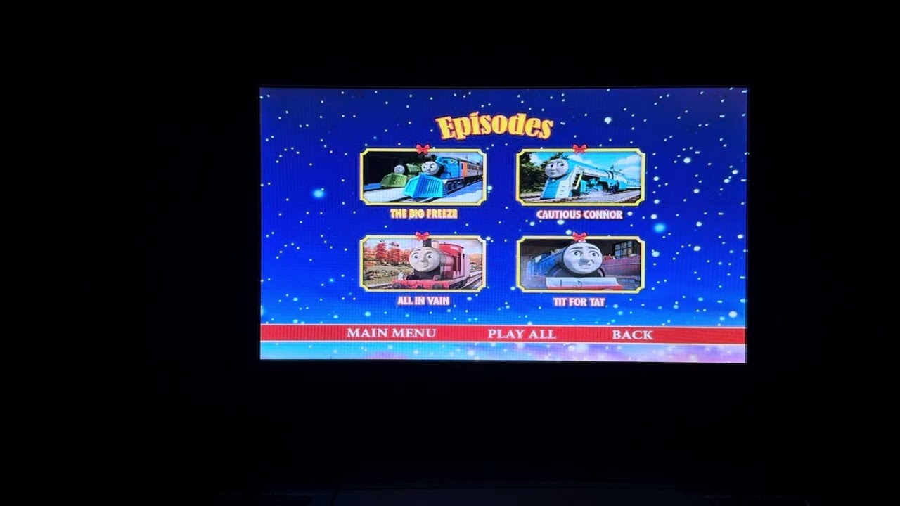 Thomas & Friends Christmas on Sodor 2017 DVD menu walk-through