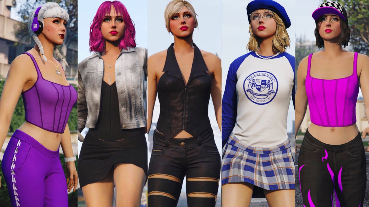 GTA V | 23 Adorable Female Outfits 🌺 |No Glitches