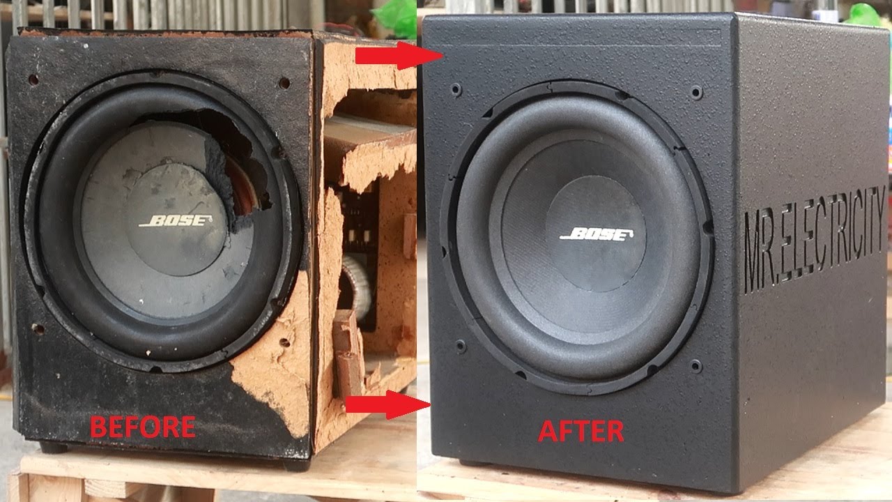 Restoration powered subwoofer / Rehabilitate perfect of every detail
