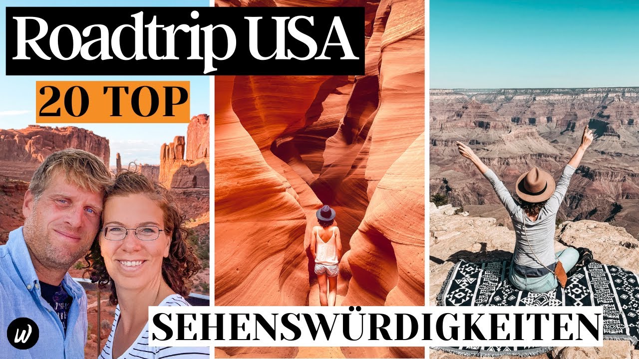 SÜDWESTEN USA - 20 TOP SEHENSWÜRDIGKEITEN  | Roadtrip Nationalparks Amerika | Reisetipps