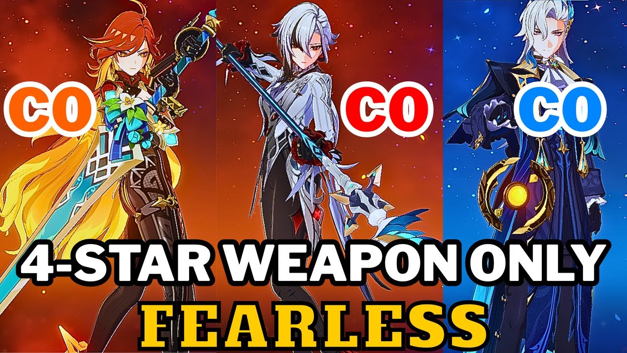 [Stygian Onslaught 5.8] 4-STAR WEAPON ONLY | C0 Mavuika x C0 Arlecchino F2P x C0 Neuvillette F2P